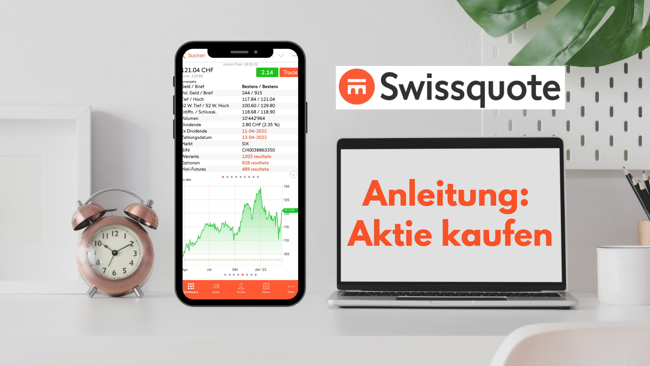 Swissquote Aktien kaufen Anleitung: so kaufst du deine erste Aktie
