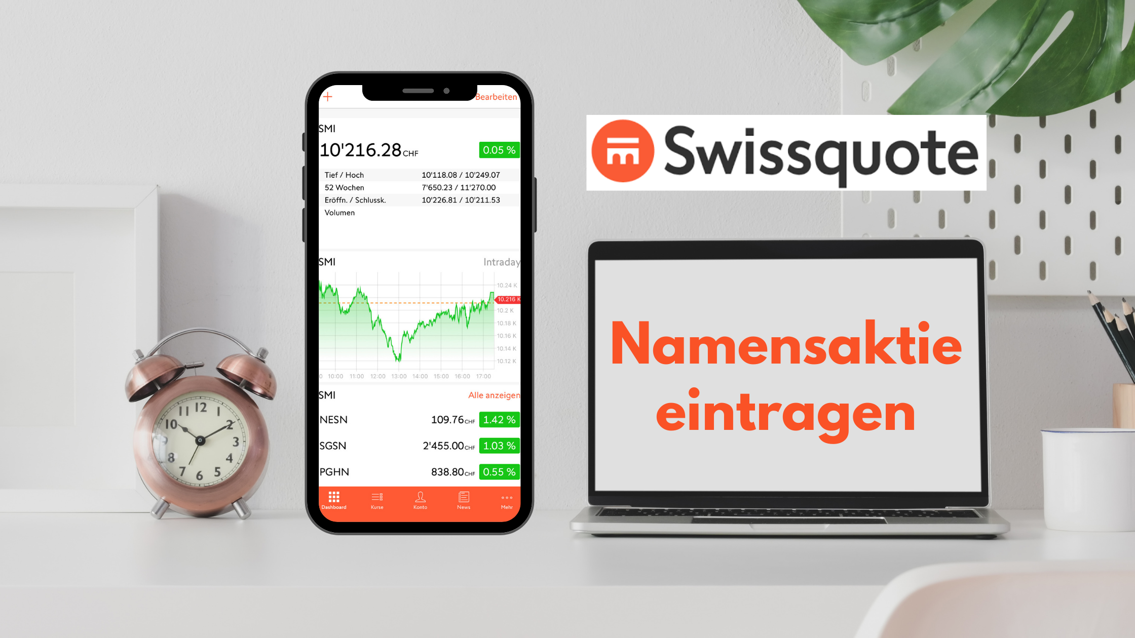 Namensregister Swissquote