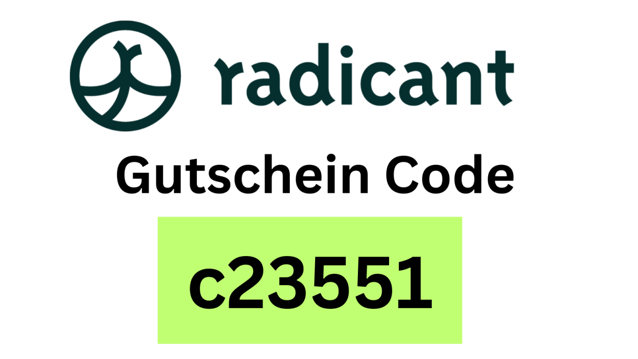 radicant Gutschein Code: c23551