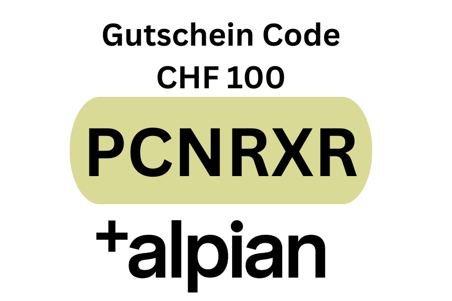 Alpian Gutschein Code für CHF 100: PCNRXR