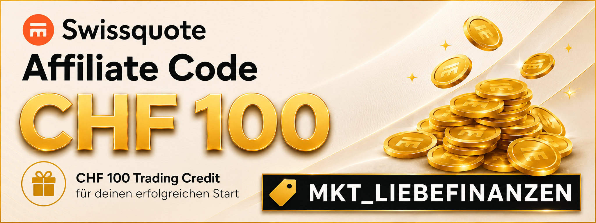 Swissquote Affiliate Code CHF 100 Trading Credits
