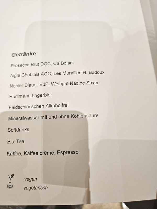 Verpflegung am Apéro der Lindt Generalversammlung