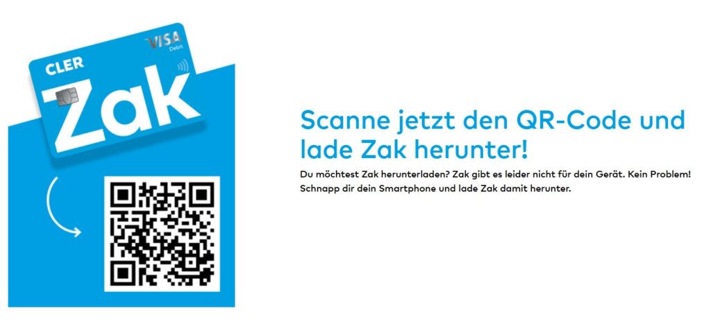 Zak Invest App der Bank Cler auf dem Smartphone