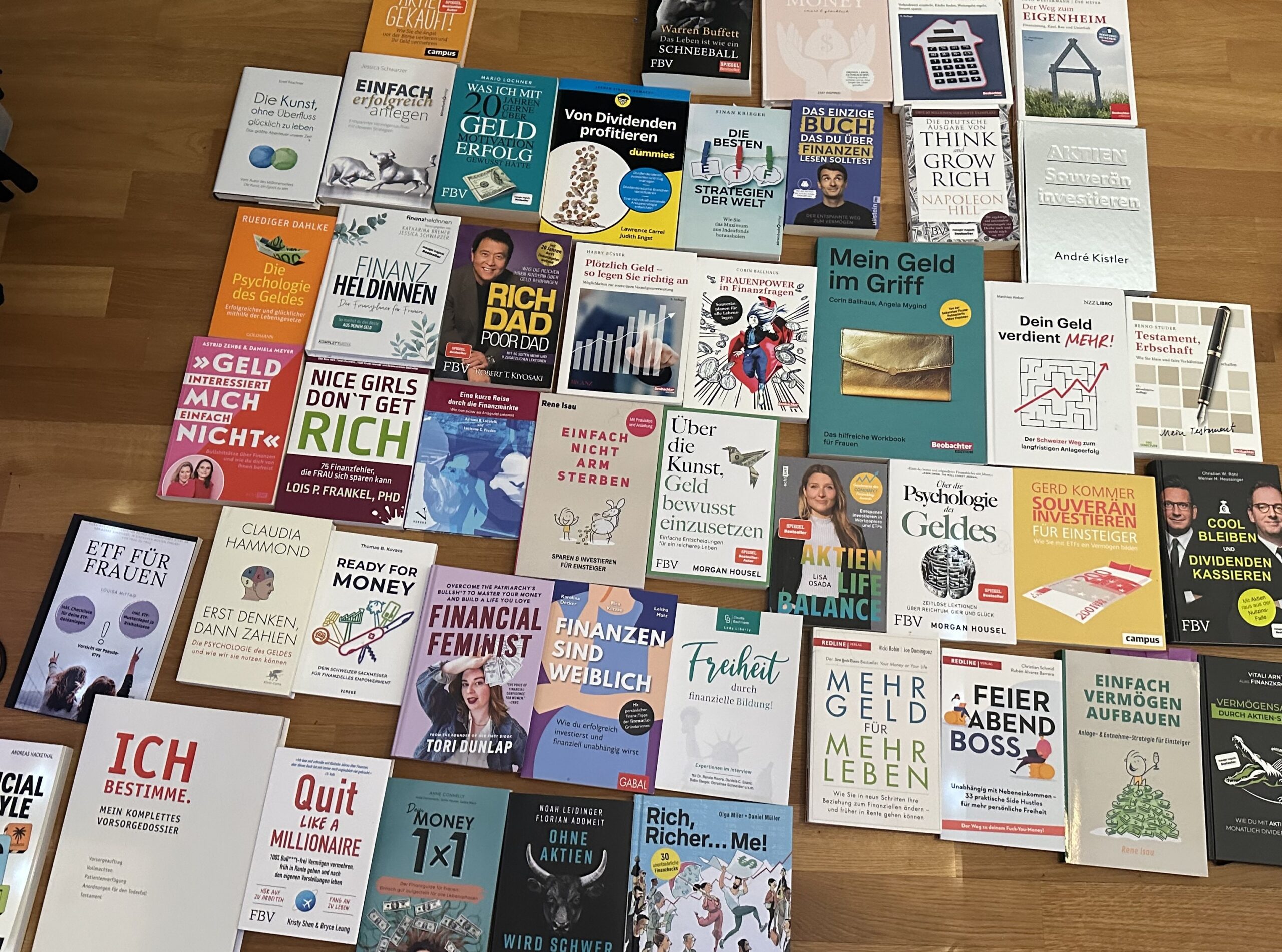 Grosse Finanzbücher Liste Schweiz