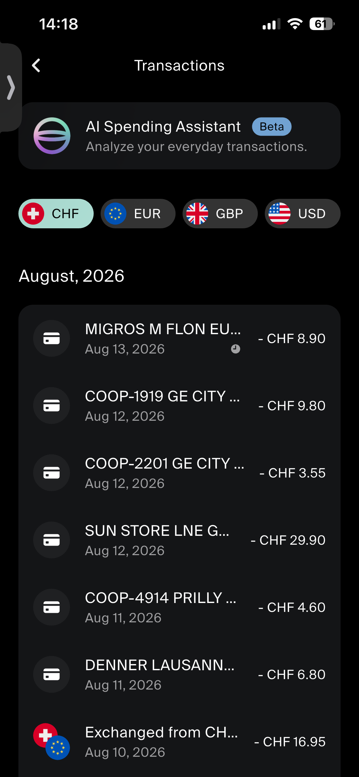 Konto in der Schweiz eröffnen ohne Wohnsitz, Alpian App Schritte