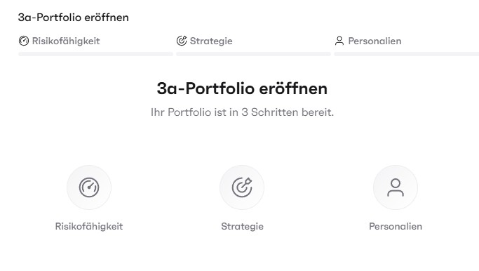 finpension 3a: Portfolio eröffnet, Geld einzahlen oder Guthaben transferieren