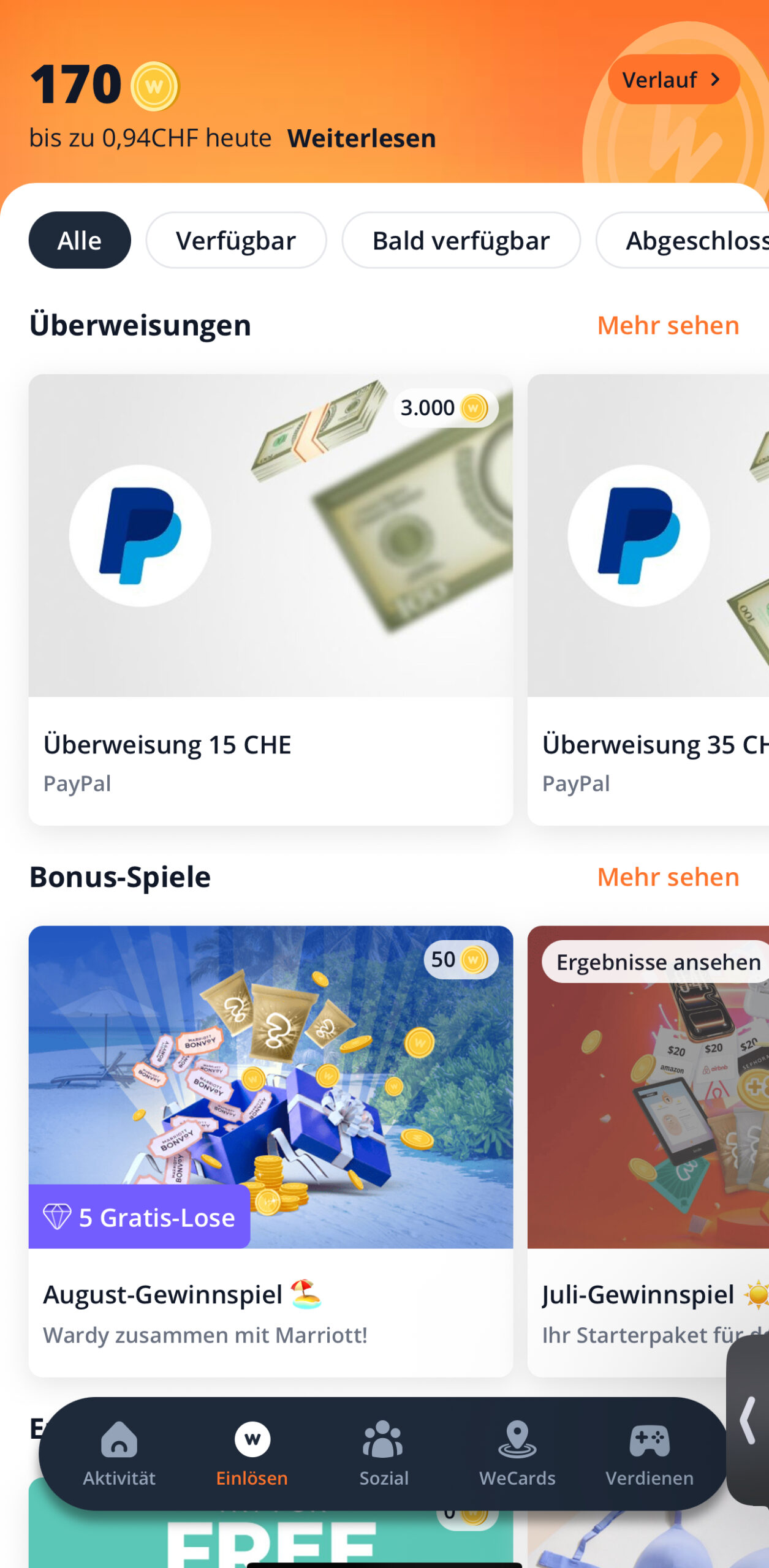 WeWard App: Belohnungen und Geld verdienen im Überblick