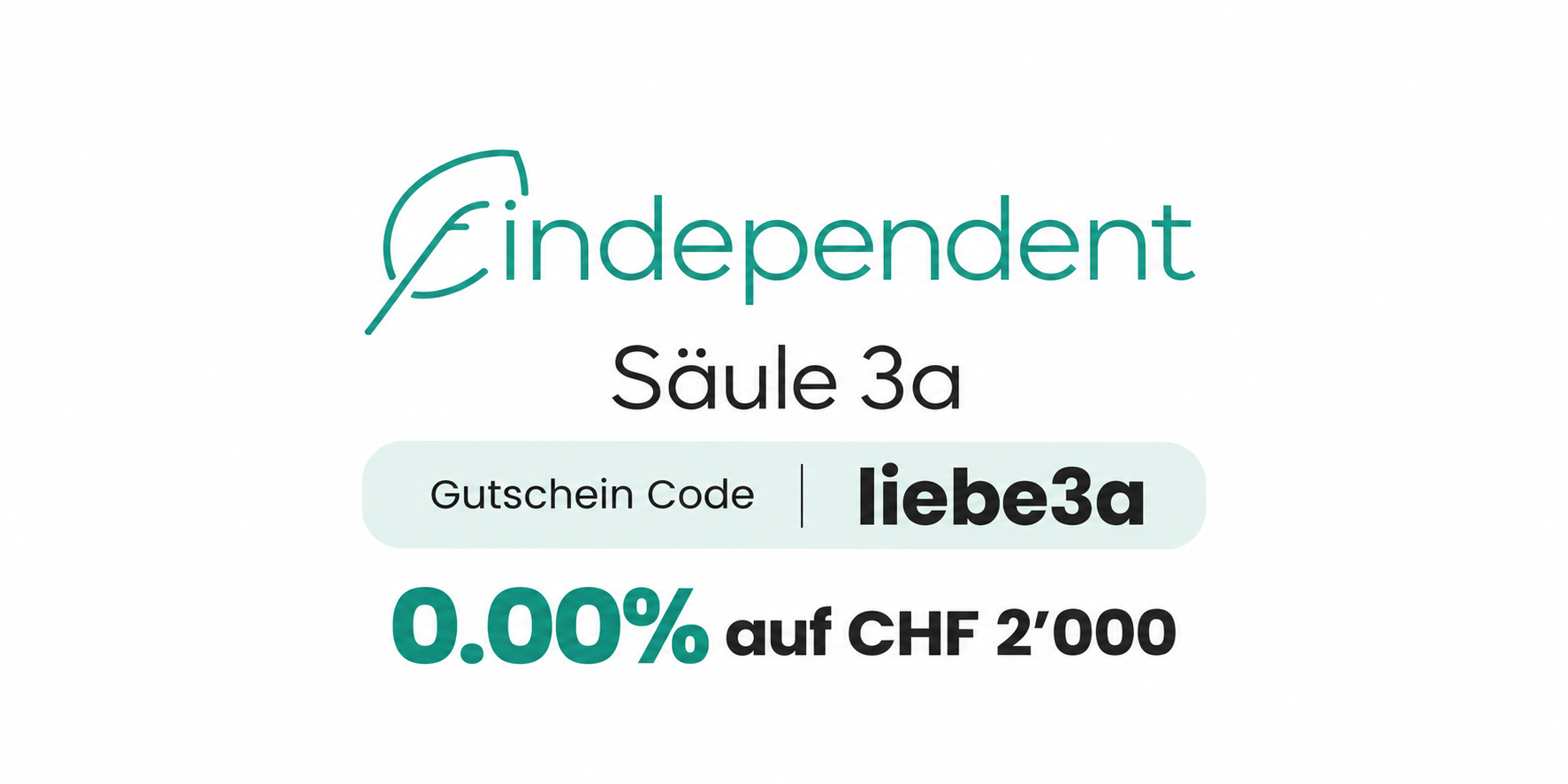 findependent Säule 3a Code liebe3a