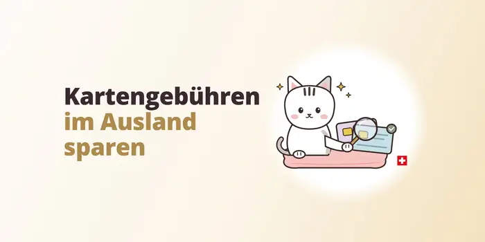 Kartengebühren Ausland Rechner, Katze vergleicht mit der Lupe zwei Karten
